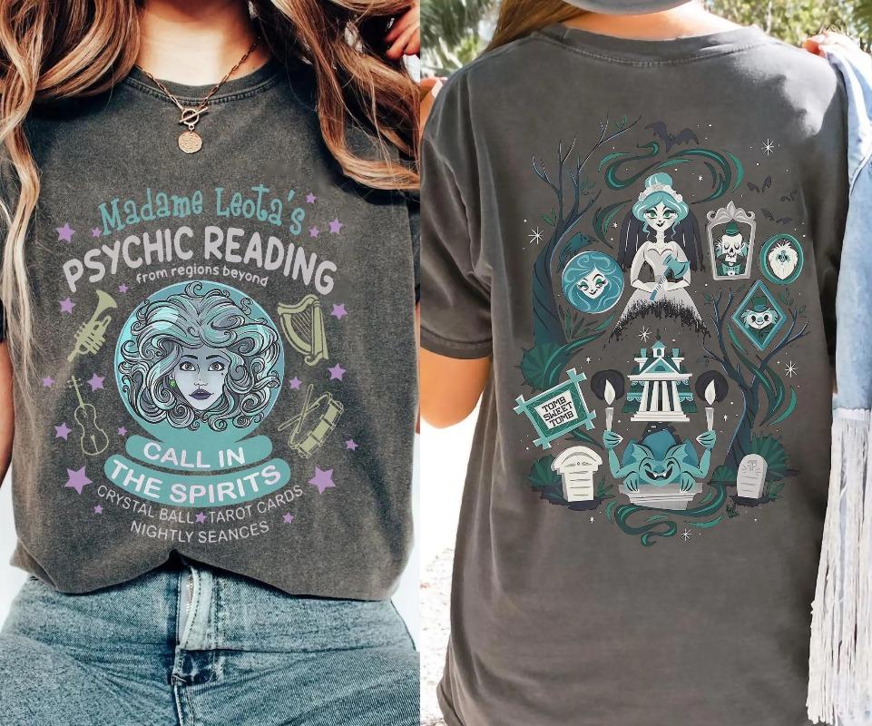 Retro 2Sided Halloween Madame Leota Haunted Unisexsion Shirt Psychic Readings Foolish Mortals Tshirt 4XL
Retro 2Sided Halloween Madame Leota Haunted Unisexsion Shirt Psychic Readings Foolish Mortals Tshirt 4XL