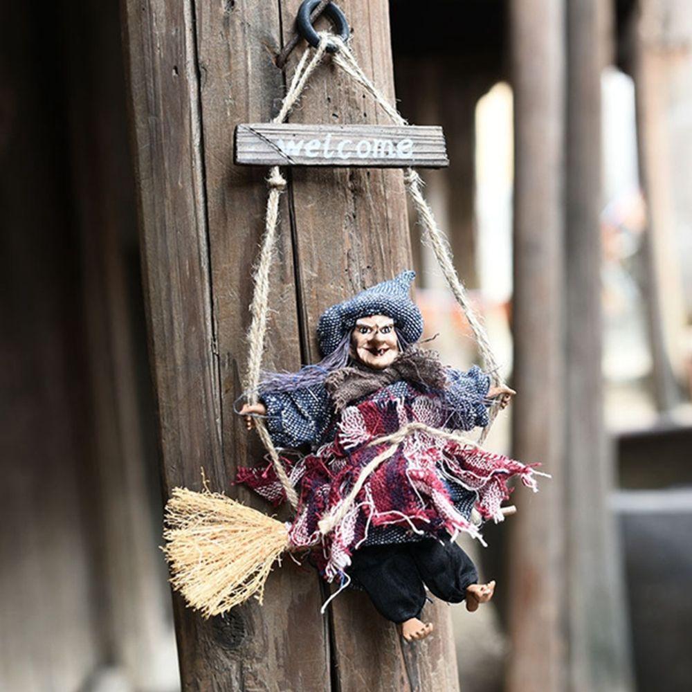 fabric Hanging Ornament Halloween Party Props Flying Witch Halloween Witch Dolls Witch Decoration чорний
fabric Hanging Ornament Halloween Party Props Flying Witch Halloween Witch Dolls Witch Decoration чорний