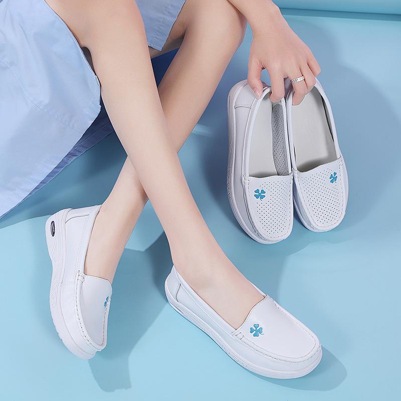 Nurse shoes women s cowhide autumn and summer soft sole not tired feet non-slip medical special air cushion thick sole heightening work shoes white 41
Nurse shoes women s cowhide autumn and summer soft sole not tired feet non-slip medical special air cushion thick sole heightening work shoes white 41