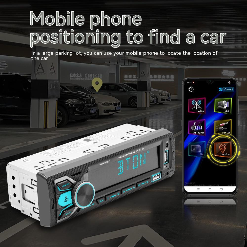 Новый двойной Bluetooth автомобильный одношпиндельный радиоприемник красочный HD без потерь музыкальная USB-карта автомобильный MP3
Новый двойной Bluetooth автомобильный одношпиндельный радиоприемник красочный HD без потерь музыкальная USB-карта автомобильный MP3