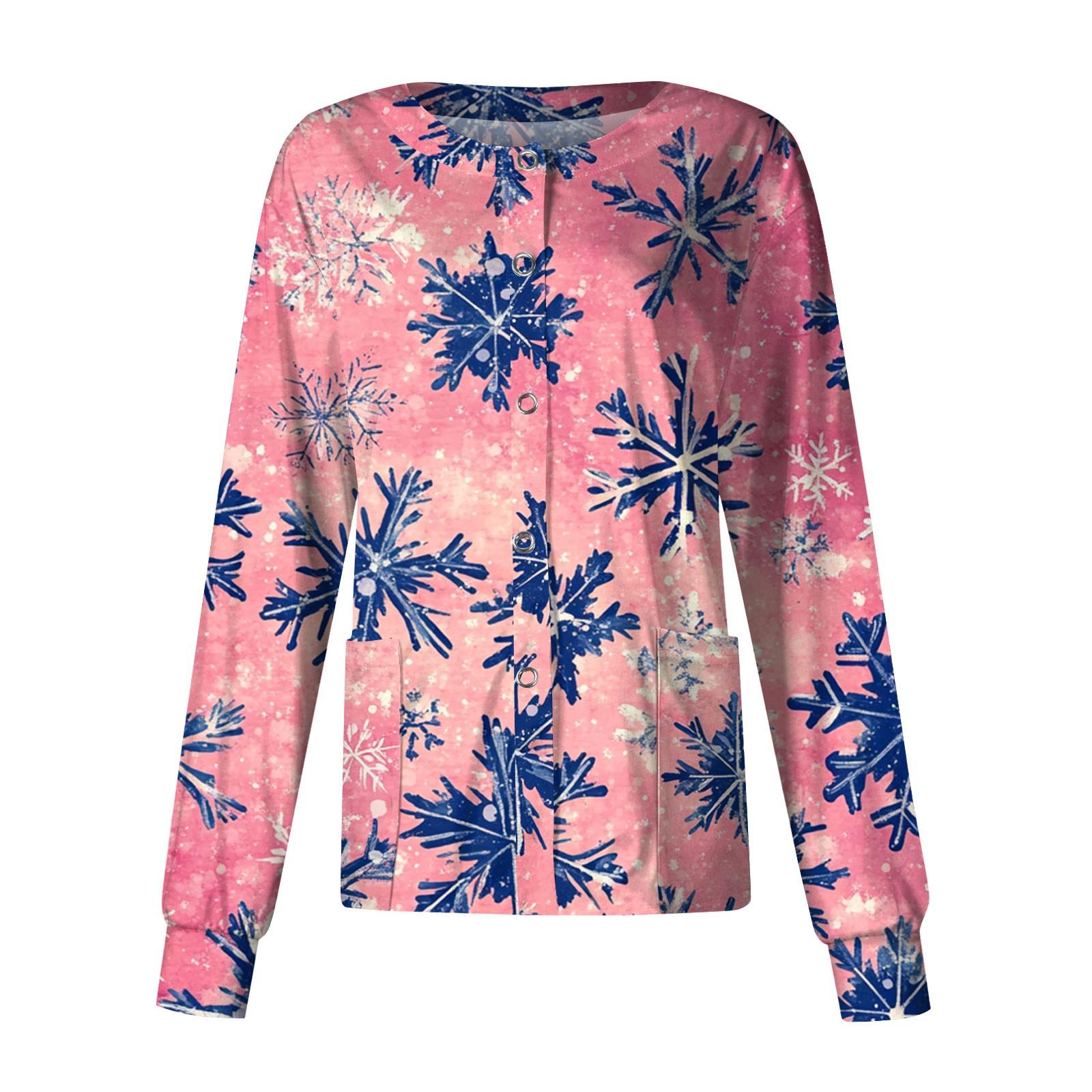 Жіночий повсякденний одяг з довгим рукавом, різдвяний принт, кардиган, верхній одяг, уніформа XXL рожевий
Жіночий повсякденний одяг з довгим рукавом, різдвяний принт, кардиган, верхній одяг, уніформа XXL рожевий