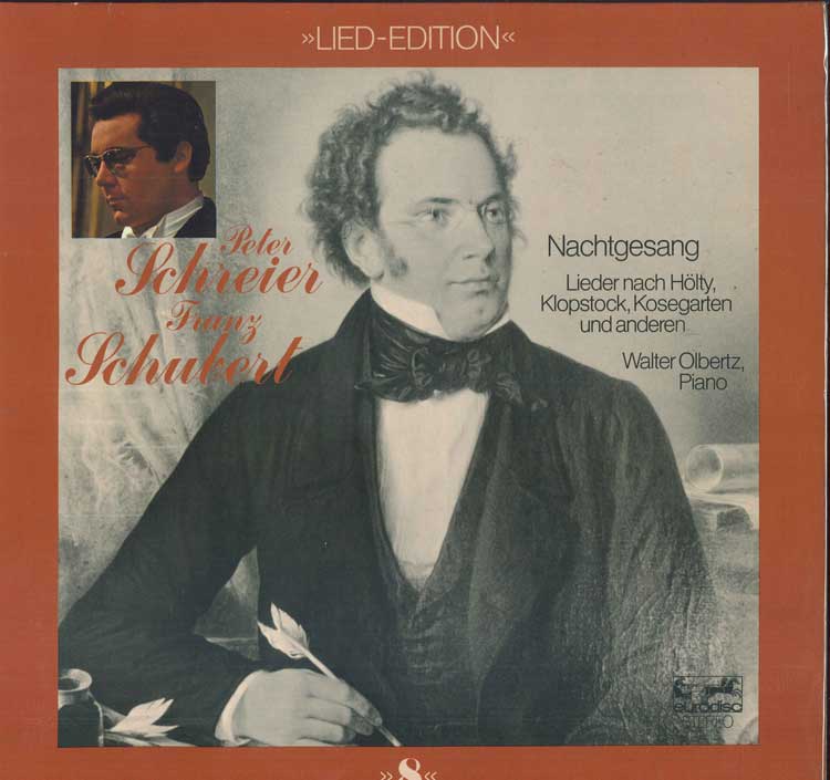 LP Record FRANZ SCHUBERT PETER SCHREIER WAL Nachtgesang 88310KK EURODISC 1975 Germany Classical Used
LP Record FRANZ SCHUBERT PETER SCHREIER WAL Nachtgesang 88310KK EURODISC 1975 Germany Classical Used