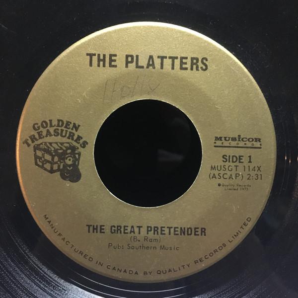 7inch Record PLATTERS - The Great Pretender MUSGT114X Musicor Records 1973 Canada Jazz Used
7inch Record PLATTERS - The Great Pretender MUSGT114X Musicor Records 1973 Canada Jazz Used