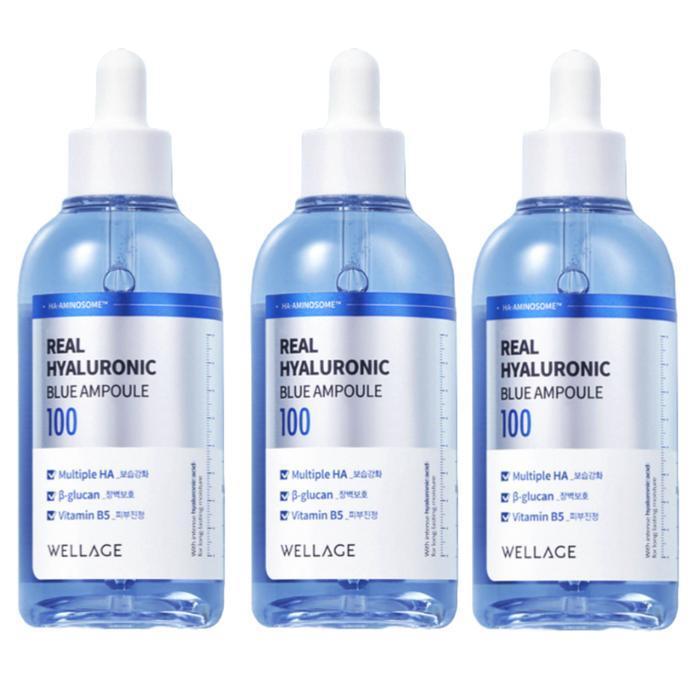 WELLAGE Real Hyaluronic Blue Ampoule 100ml x 3 /sj (19774128)
WELLAGE Real Hyaluronic Blue Ampoule 100ml x 3 /sj (19774128)
