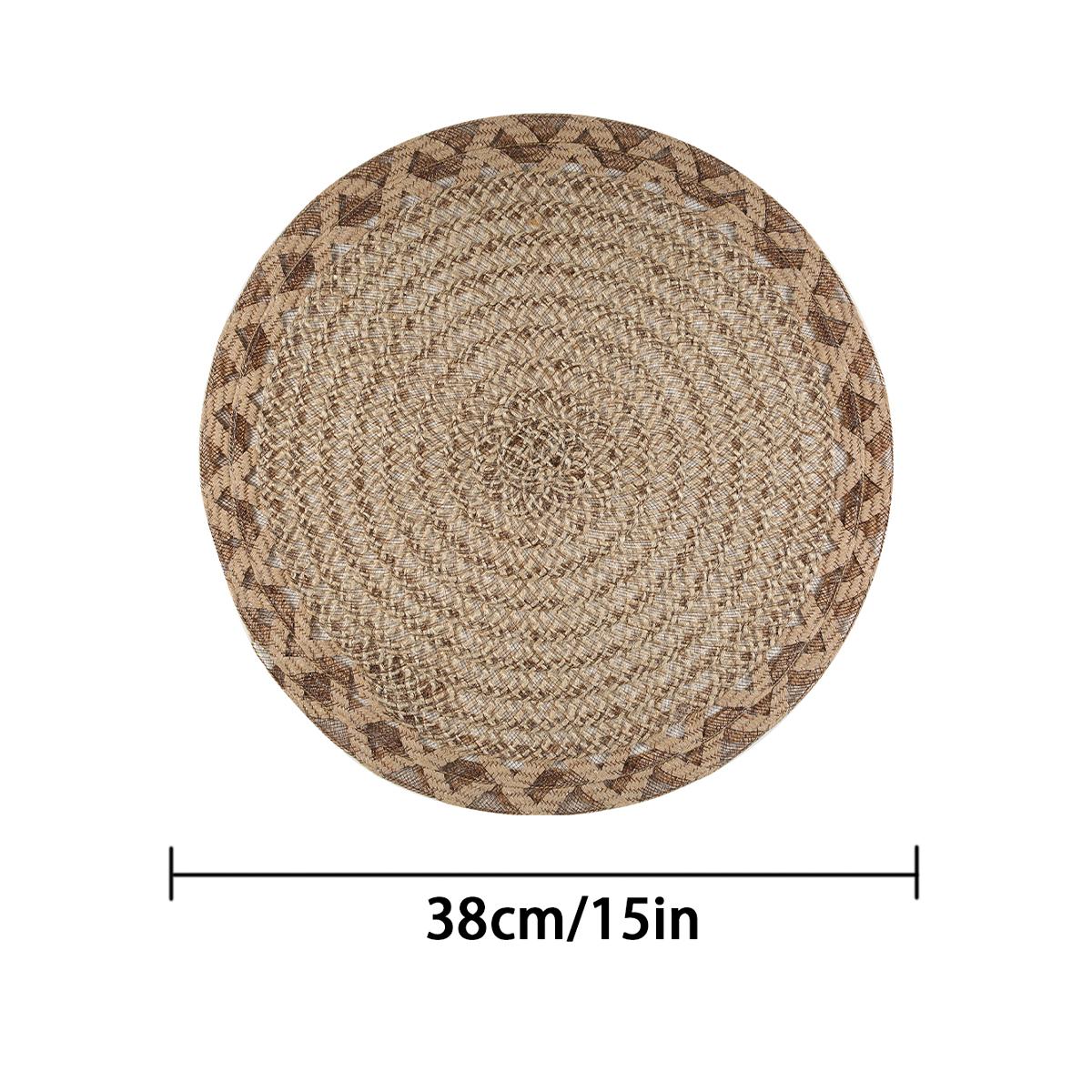 4/6pcs Boho Decor Placemats Natural Jute Woven Placemats for Coffee Kitchen Dining Room kitchen decoration accessories placemat 4pcs&Round
4/6pcs Boho Decor Placemats Natural Jute Woven Placemats for Coffee Kitchen Dining Room kitchen decoration accessories placemat 4pcs&Round