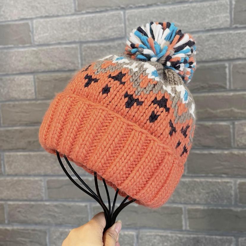 Color hairball wool hat women s autumn and winter versatile warm knitted hat cute dome ear protector pullover hat winter M(56-58cm) помаранчевий
Color hairball wool hat women s autumn and winter versatile warm knitted hat cute dome ear protector pullover hat winter M(56-58cm) помаранчевий