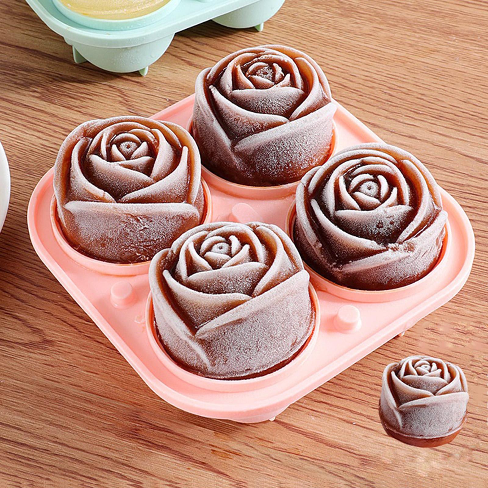 Rose Ice Cube Molds Flexible Food Grade Silicone Ice Tray Kitchen Novelty Ice Maker for Wine Cocktails Rose Flower Shape зелёный
Rose Ice Cube Molds Flexible Food Grade Silicone Ice Tray Kitchen Novelty Ice Maker for Wine Cocktails Rose Flower Shape зелёный