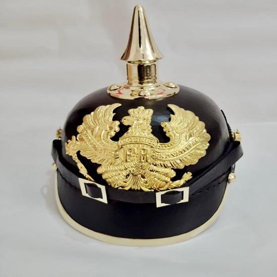 Brass and Leather Decorative Helmet
Brass and Leather Decorative Helmet