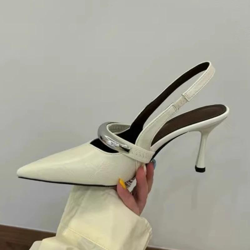 Elegant Women High Heels Sandals Designer Pointed Toe Heeled Shoes New 2025 Summer Sexy Pumps Fashion Slingback Chaussure Femme 39 покинуть белый
Elegant Women High Heels Sandals Designer Pointed Toe Heeled Shoes New 2025 Summer Sexy Pumps Fashion Slingback Chaussure Femme 39 покинуть белый