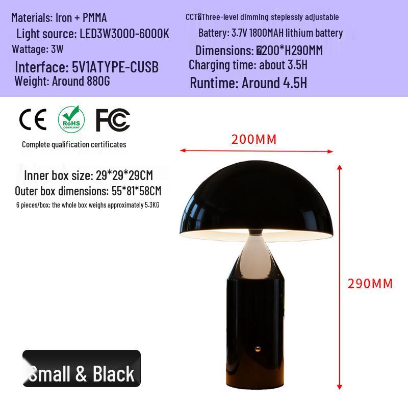 Nordic Designer Touch Mushroom Table Lamp: Creative Three-Color Bedroom Atmosphere Bedside Light
Nordic Designer Touch Mushroom Table Lamp: Creative Three-Color Bedroom Atmosphere Bedside Light