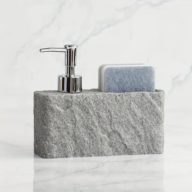 1pc Soap Dispenser With Sponge Holder, Multipurpose Kitchen Sink Lotion Dispenser, Hand Soap Container For Bathroom, Refillable сірий
1pc Soap Dispenser With Sponge Holder, Multipurpose Kitchen Sink Lotion Dispenser, Hand Soap Container For Bathroom, Refillable сірий