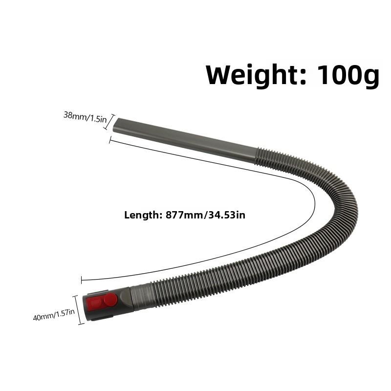 For Dyson Vacuum Cleaner Soft Hose For V7 V8 V10 V11 V12 V15 With Flexible Design For Large Areas сірий колір
For Dyson Vacuum Cleaner Soft Hose For V7 V8 V10 V11 V12 V15 With Flexible Design For Large Areas сірий колір