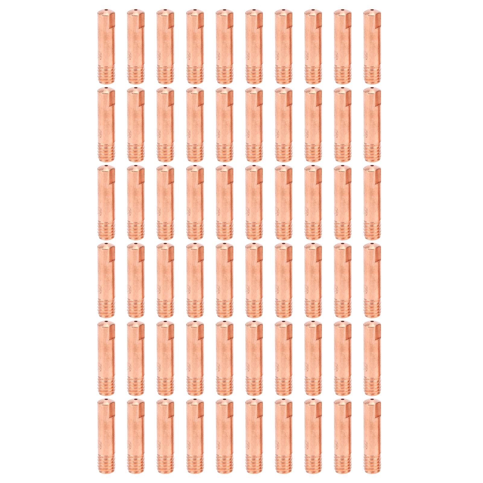 60Pcs MIG Welding Contact Tip Copper Conductive Nozzl for Weld Accessories 15AK x 0.9
60Pcs MIG Welding Contact Tip Copper Conductive Nozzl for Weld Accessories 15AK x 0.9