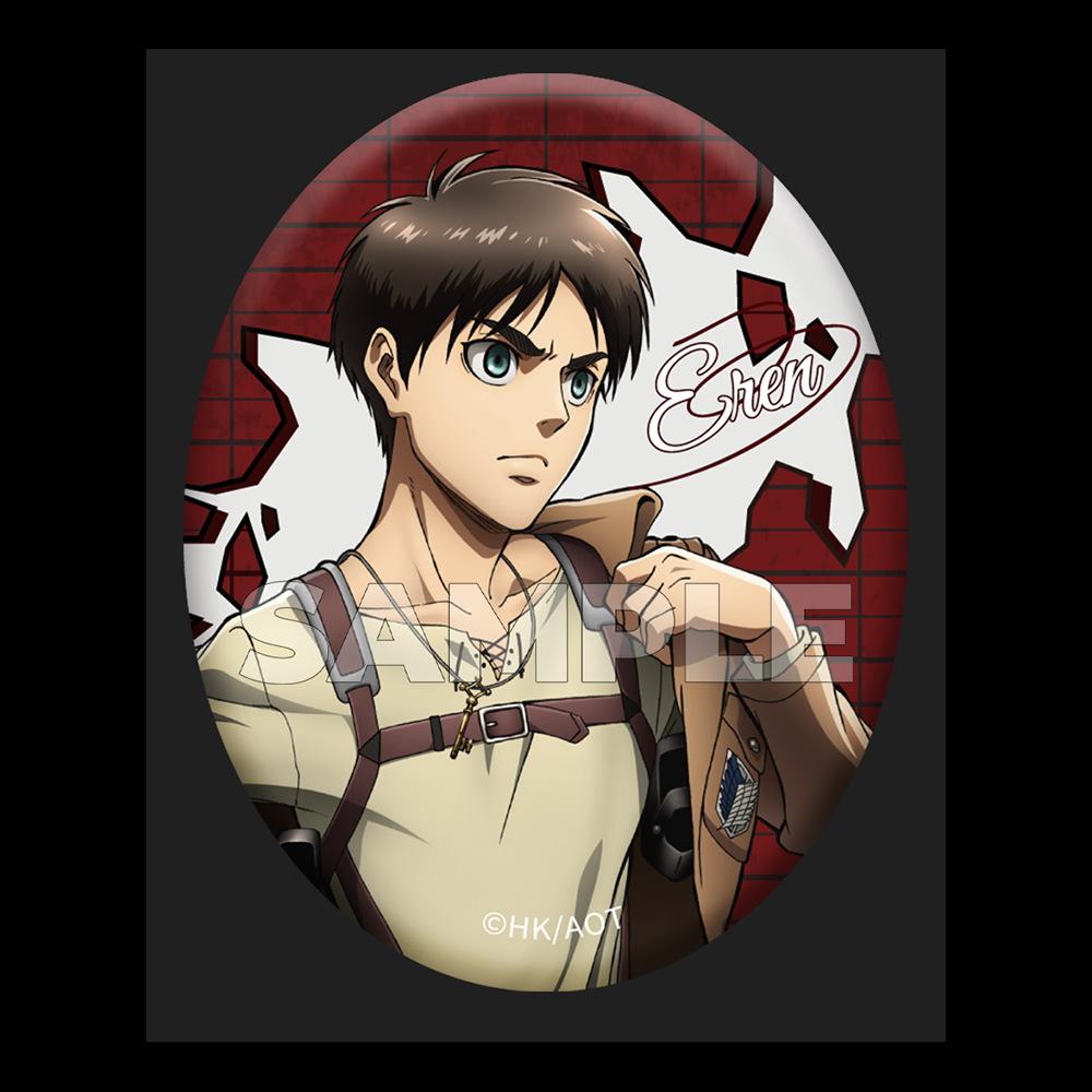 Attack on Titan Eren Jager Rival Ackerman China Official Authorization Oval Vintage Badge 60.9x47.9mm
Attack on Titan Eren Jager Rival Ackerman China Official Authorization Oval Vintage Badge 60.9x47.9mm
