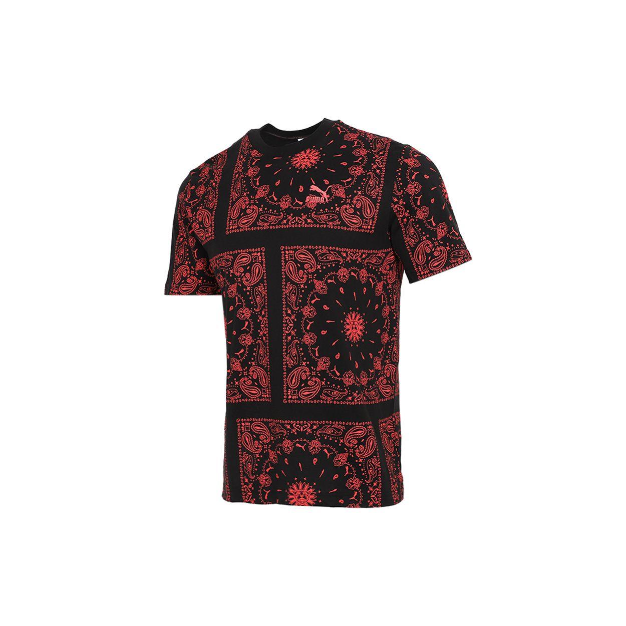 PUMA Pineapple Floral Print Loose Breathable Sports Round Neck Short Sleeve T-Shirt Men Tops Burgundy 532652-01 M
PUMA Pineapple Floral Print Loose Breathable Sports Round Neck Short Sleeve T-Shirt Men Tops Burgundy 532652-01 M