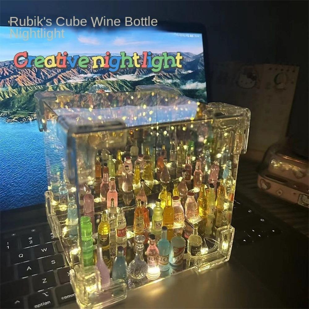 3D DIY Ночной Светильник Бутылка Вина Атмосфера Лампа Украшение Зеркало Куб Лампа Спальня
3D DIY Ночной Светильник Бутылка Вина Атмосфера Лампа Украшение Зеркало Куб Лампа Спальня