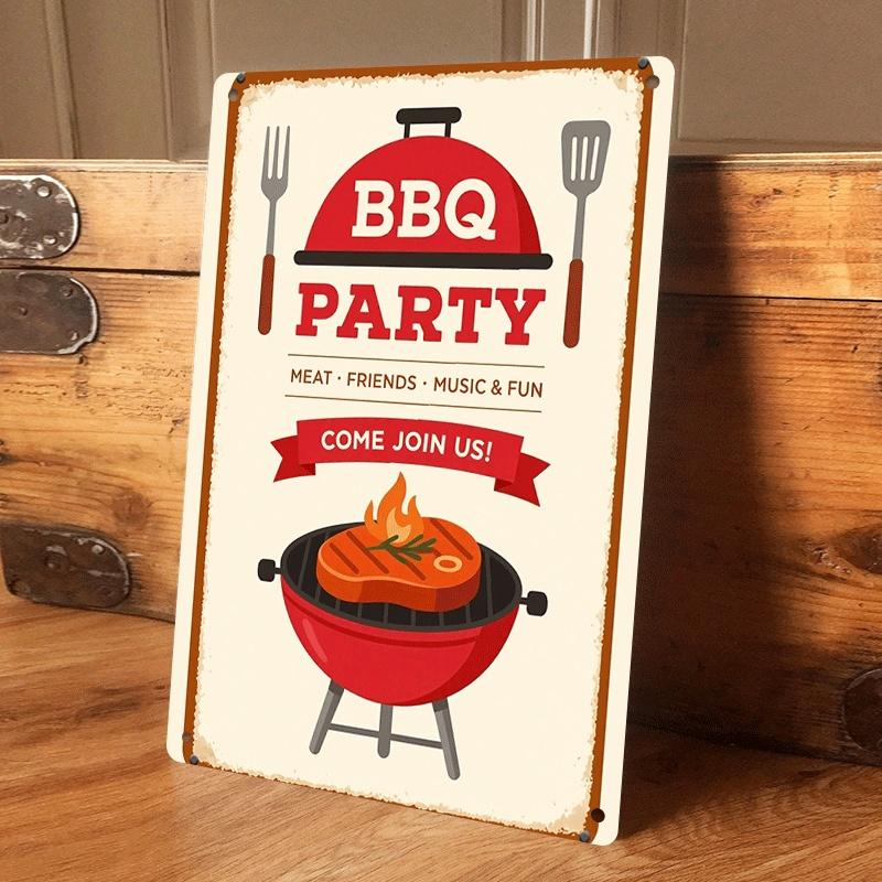 1 piece American retro BBQ party tin painting, barbecue-themed decorative painting for restaurant, bar, kitchen, wall hanging, B (as the picture,20x30cm)
1 piece American retro BBQ party tin painting, barbecue-themed decorative painting for restaurant, bar, kitchen, wall hanging, B (as the picture,20x30cm)
