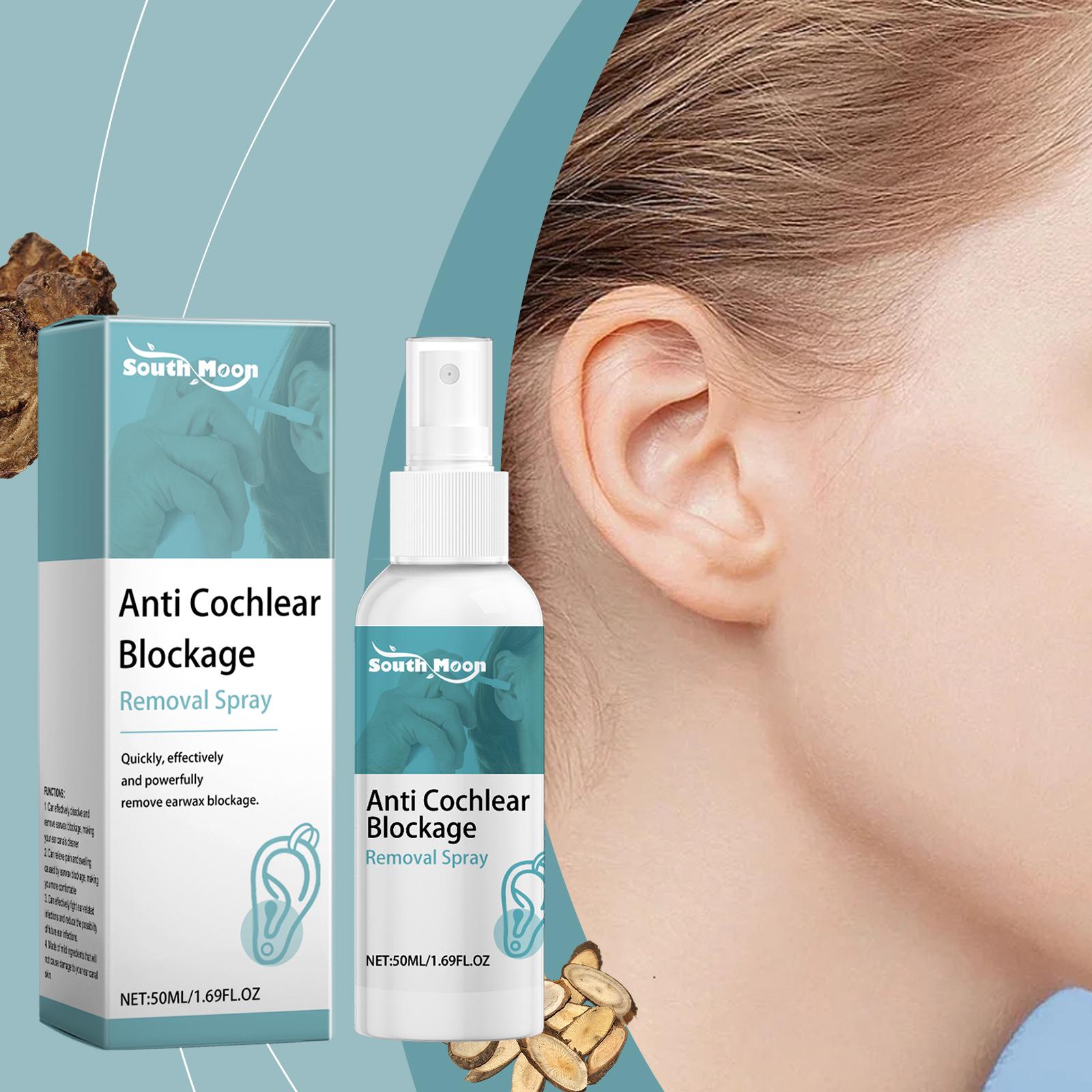 Earwax Blockage Removal Spray Daily Use, Gentle, Comfortable, Moisturizing, Earwax Cleaning, Care, Spray 50ml
Earwax Blockage Removal Spray Daily Use, Gentle, Comfortable, Moisturizing, Earwax Cleaning, Care, Spray 50ml
