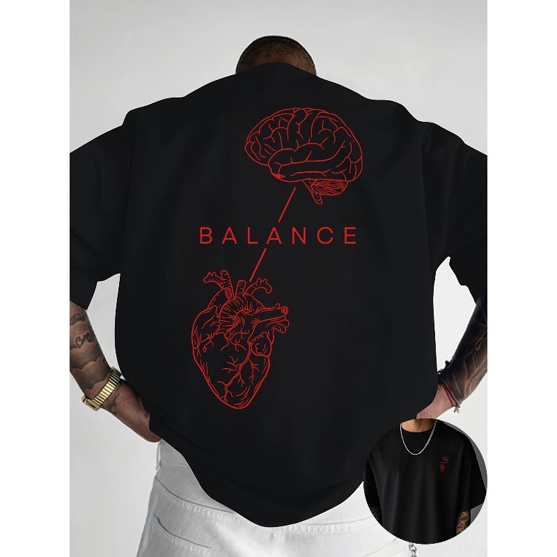 Creative Front And Back Printed Round Neck T-Shirt, Made of Pure, Trendy And Fashionable Short Sleeves for Summer, Casual Everyday Style Top 4XL чорний
Creative Front And Back Printed Round Neck T-Shirt, Made of Pure, Trendy And Fashionable Short Sleeves for Summer, Casual Everyday Style Top 4XL чорний