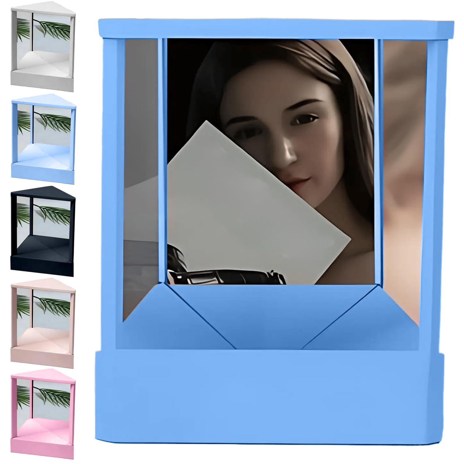 Reversal Standing Perfect for Simple and Stylish Desk Makeup Decorative Perfect for and Perfect as a Gift Mirror, Mirror, Actresses, Face-Slimming, синий
Reversal Standing Perfect for Simple and Stylish Desk Makeup Decorative Perfect for and Perfect as a Gift Mirror, Mirror, Actresses, Face-Slimming, синий