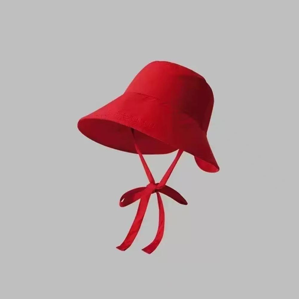 Casual Lace-up Fisherman Hat Lightweight Solid Color Sunshade Hat Windbreak Bucket Cap Women червоний
Casual Lace-up Fisherman Hat Lightweight Solid Color Sunshade Hat Windbreak Bucket Cap Women червоний