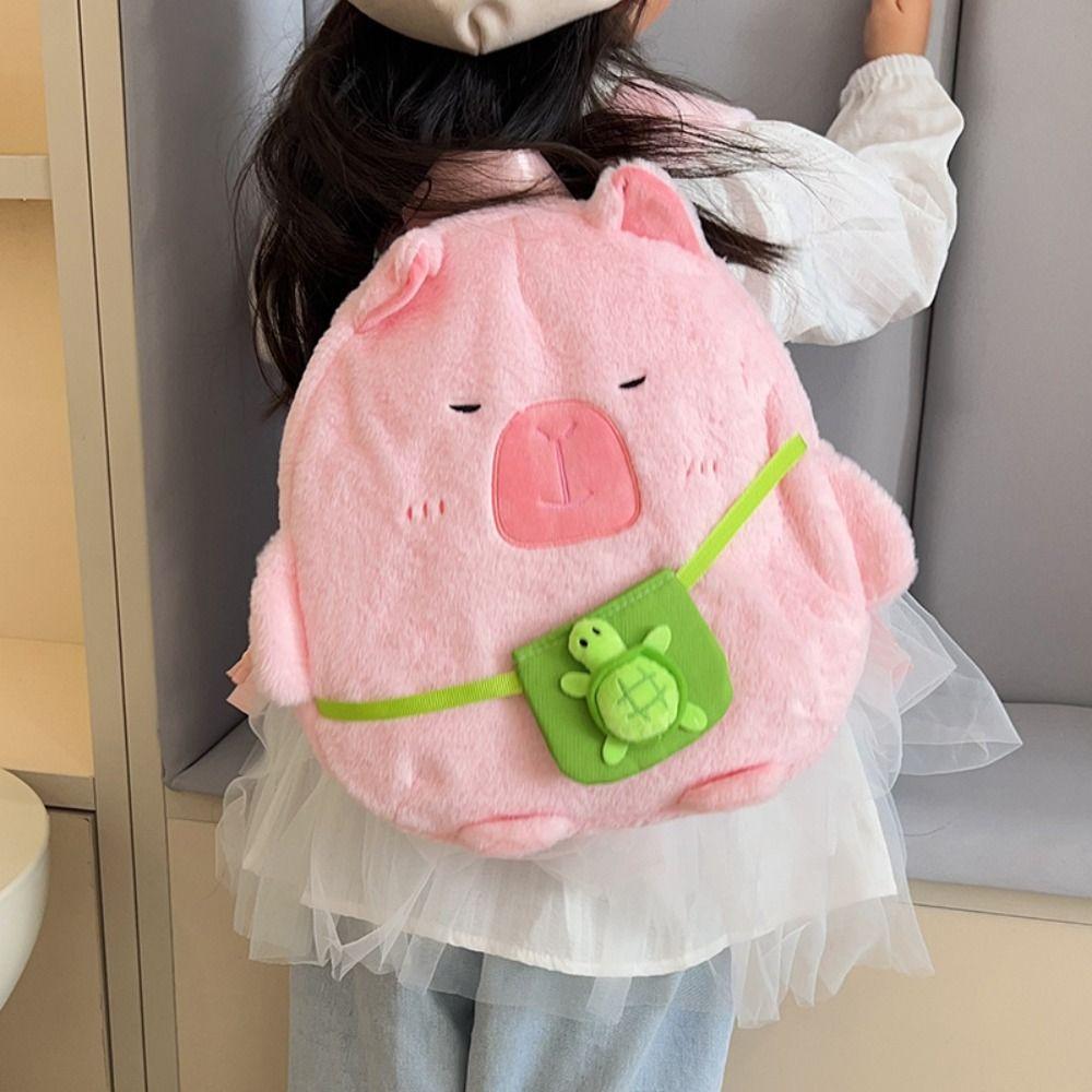 Large Capacity Plush Capybara Bag Knapsack Kapibala Plush School Bag Adorkable Holiday Gift рожевий
Large Capacity Plush Capybara Bag Knapsack Kapibala Plush School Bag Adorkable Holiday Gift рожевий