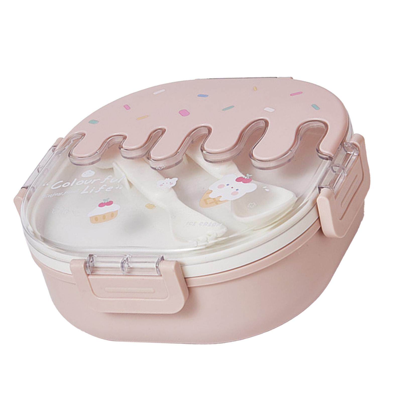Ланч-бокс бенто для детей и взрослых, пластиковый, с 3 отделениями, милые контейнеры для обеда и перекуса с мороженым, с вилкой и ложкой для
Ланч-бокс бенто для детей и взрослых, пластиковый, с 3 отделениями, милые контейнеры для обеда и перекуса с мороженым, с вилкой и ложкой для