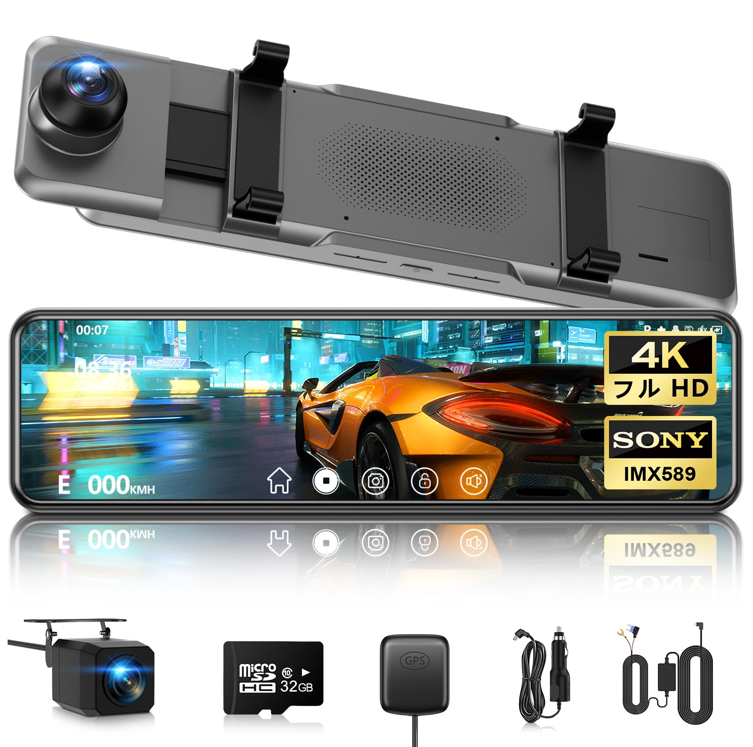 Drive mirror type released in 4K HD image Drive front and rear 170 degree 11 inch IPS large digital inner touch panel IMX589 super night super night
Drive mirror type released in 4K HD image Drive front and rear 170 degree 11 inch IPS large digital inner touch panel IMX589 super night super night