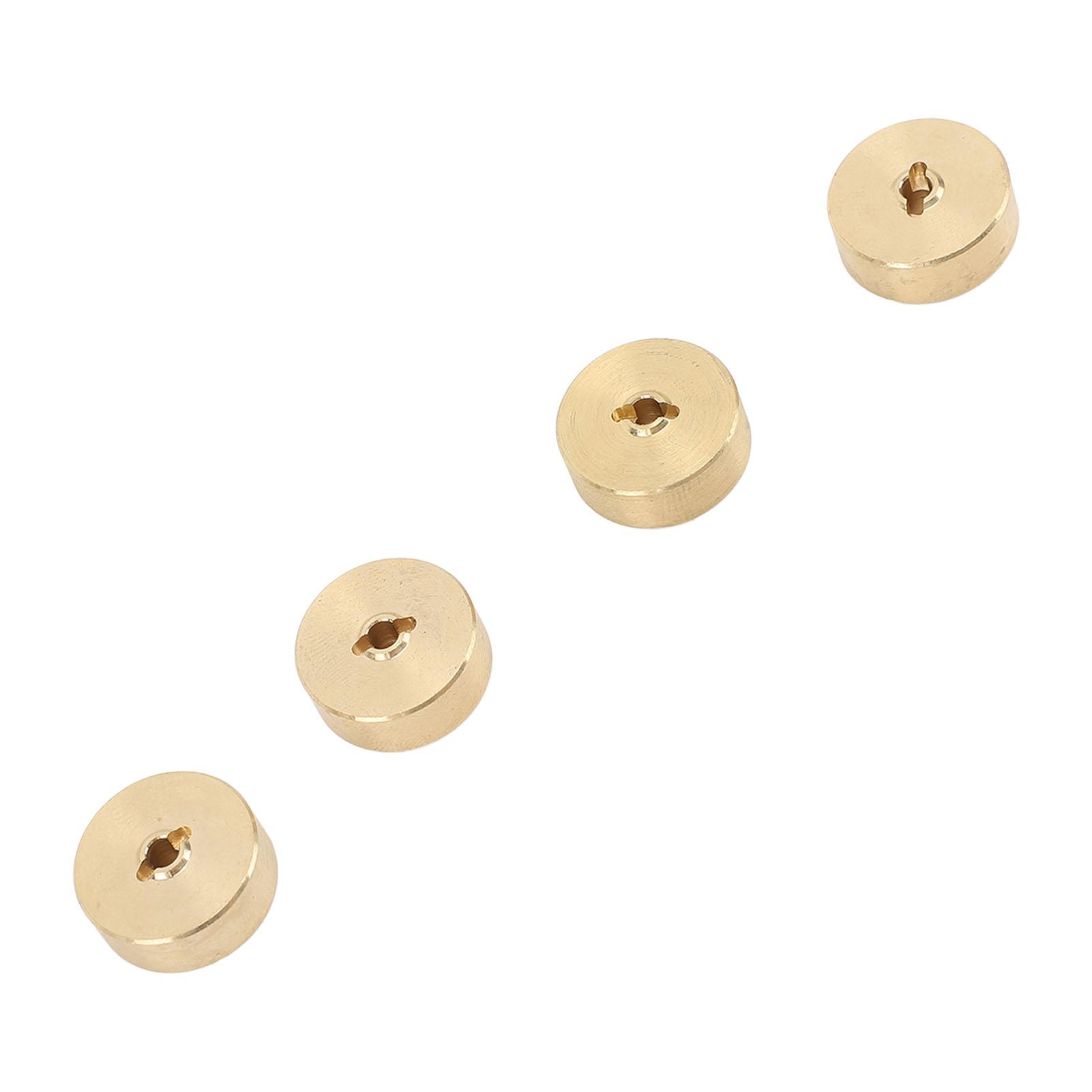 RC Car Counterweight Block Stable Durable Brass Wheel Weights Adapter for HOBBYPLUS 1/18 4WD CP18P Remote Control Car
RC Car Counterweight Block Stable Durable Brass Wheel Weights Adapter for HOBBYPLUS 1/18 4WD CP18P Remote Control Car