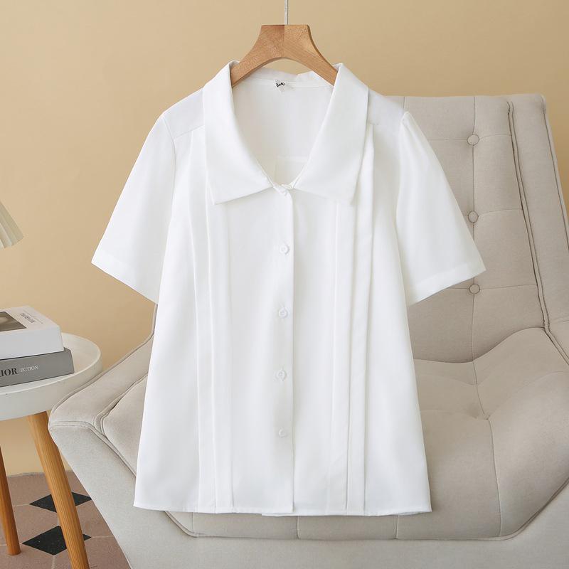 C21 Plus Size Women s Summer 2026 Korean Style Slimming Stretch Chiffon Shirt with Big Lapel Short Sleeves 4XL (recommended 180-200 jin) білий
C21 Plus Size Women s Summer 2026 Korean Style Slimming Stretch Chiffon Shirt with Big Lapel Short Sleeves 4XL (recommended 180-200 jin) білий