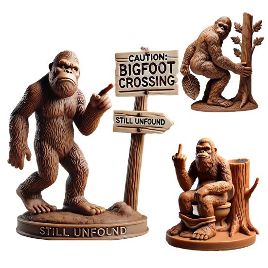 Mini Sasquatch Statue Miniature Sasquatch Figurine Table Decoration Sasquatch Collectible for Desk Office Car Dashboard C
Mini Sasquatch Statue Miniature Sasquatch Figurine Table Decoration Sasquatch Collectible for Desk Office Car Dashboard C
