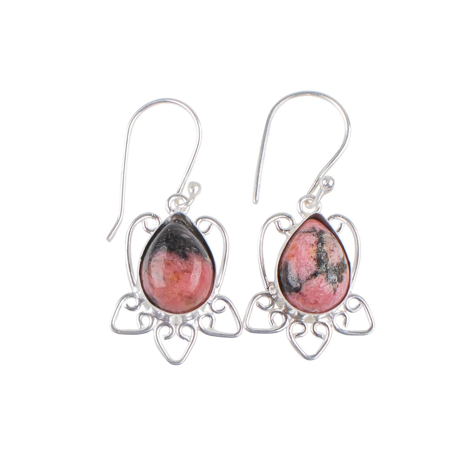 Black Rhodonite Gemstone 925 Sterling Silver Handmade Jewelry Earrings For Girls EE-40-27
Black Rhodonite Gemstone 925 Sterling Silver Handmade Jewelry Earrings For Girls EE-40-27