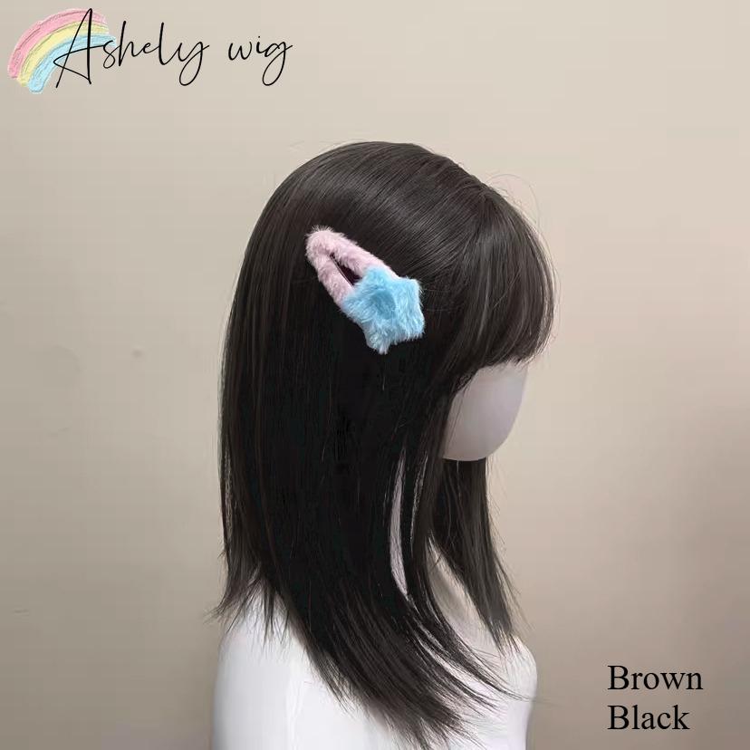 Ashely Brown Wig with Bangs 14inch Lolita Wigs for Women Shoulder Hair Wig High Temperature Fibers Synthetic Wigs for Daily Use (as the picture,14inches&1pc)
Ashely Brown Wig with Bangs 14inch Lolita Wigs for Women Shoulder Hair Wig High Temperature Fibers Synthetic Wigs for Daily Use (as the picture,14inches&1pc)