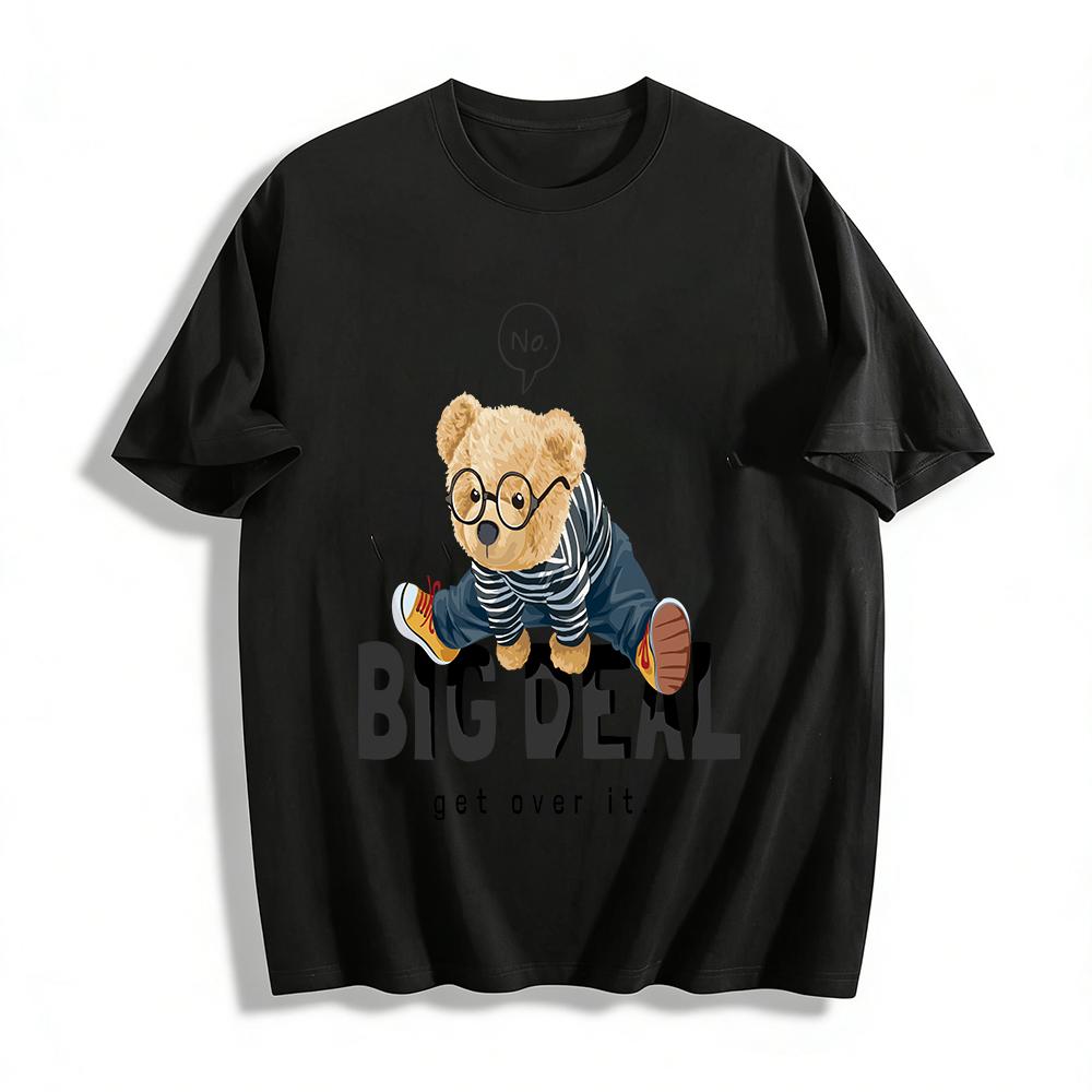Big Deal Get Over It Sassy Bear Print Casual Everyday Tee Pure cotton T-shirt XXS
Big Deal Get Over It Sassy Bear Print Casual Everyday Tee Pure cotton T-shirt XXS