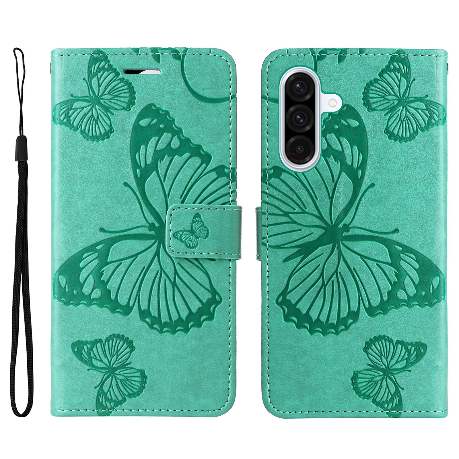 For Samsung Galaxy A56 5G Wallet Case Floral Butterfly Imprinted Leather Phone Cover Stand Green
For Samsung Galaxy A56 5G Wallet Case Floral Butterfly Imprinted Leather Phone Cover Stand Green