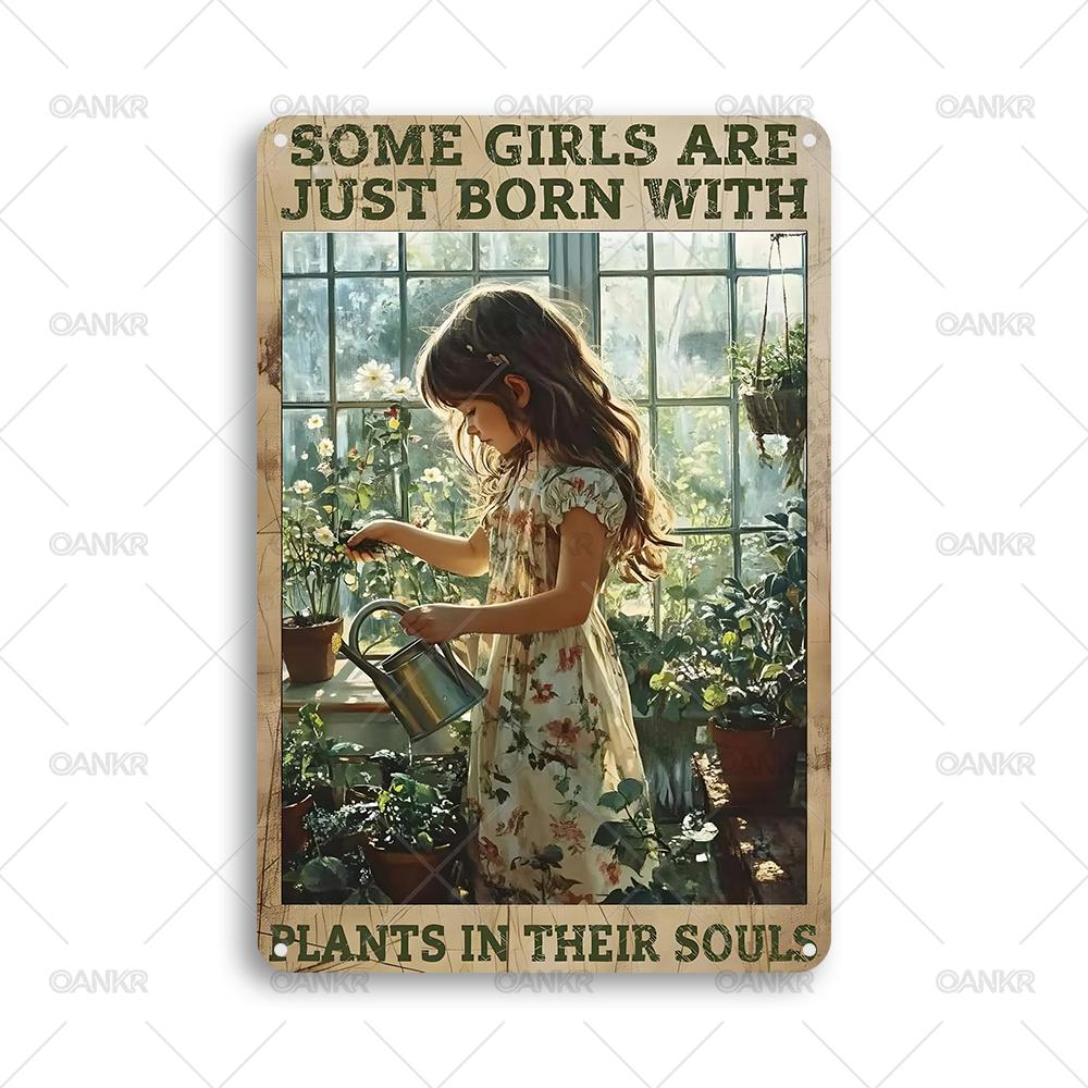 Vintage Garden Art Poster Metal Tin Sign Some Girls Are Just Born With Plants In Their Souls Posters Metal Signs for Home Wall 20x30cm(7.8x11.8inch)
Vintage Garden Art Poster Metal Tin Sign Some Girls Are Just Born With Plants In Their Souls Posters Metal Signs for Home Wall 20x30cm(7.8x11.8inch)