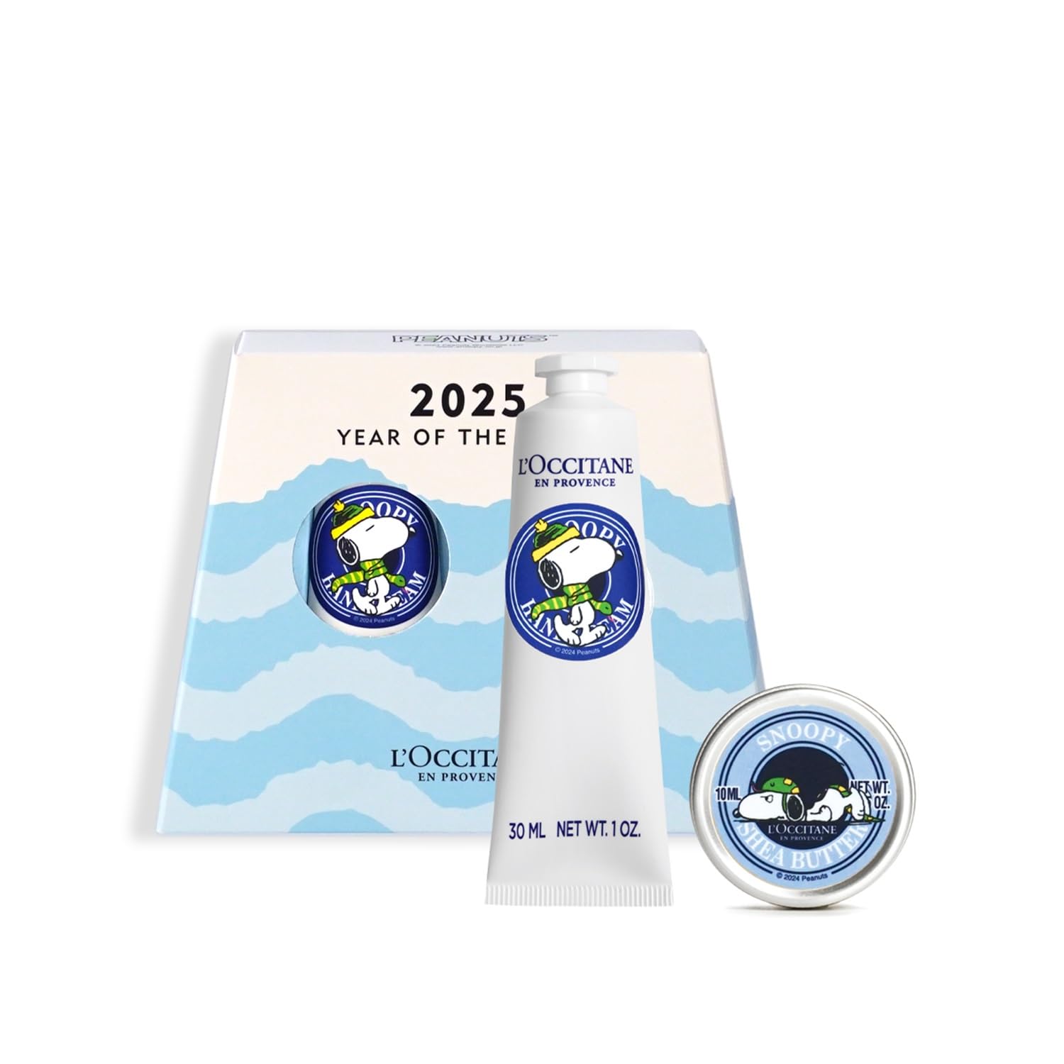 SNOOPY 2025 NEWYEAR Shea Hand Cream Shea Butter Kit Cream 30mL Shea Present Gift New Gift New Sovenir New Year Snoopy L OCCITANE & (Рука + Масло)
SNOOPY 2025 NEWYEAR Shea Hand Cream Shea Butter Kit Cream 30mL Shea Present Gift New Gift New Sovenir New Year Snoopy L OCCITANE & (Рука + Масло)