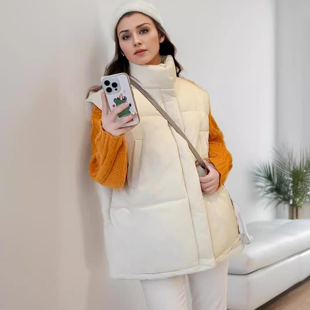 Autumn and winter new down cotton vest women s college style fashion foreign style vest vest vest jacket S сірий колір
Autumn and winter new down cotton vest women s college style fashion foreign style vest vest vest jacket S сірий колір