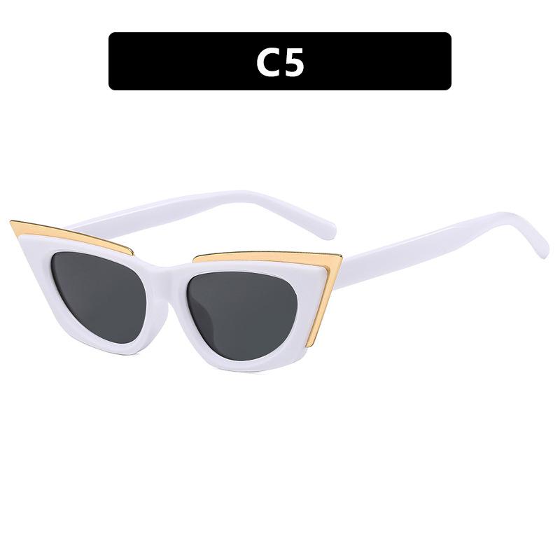 Cat s eye small frame sunglasses personalized fashion sunglasses European and American retro simple new sunshade sunglasses women As shown in the picture
Cat s eye small frame sunglasses personalized fashion sunglasses European and American retro simple new sunshade sunglasses women As shown in the picture