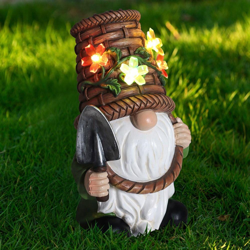 Cute Solar Luminous Dwarf Statue Vivid Dwarf Sculpture Gnome Figurine Light Outdoor Solar
Cute Solar Luminous Dwarf Statue Vivid Dwarf Sculpture Gnome Figurine Light Outdoor Solar