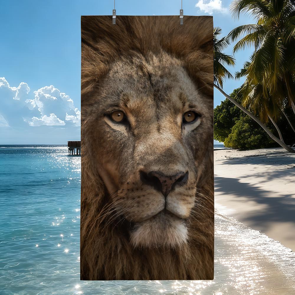 Personality Print Majestic Lion Towel Quick Drying Beach Towels Are Suitable For Swimming Pools Camping Yoga And The Gym W40*H60(CM)
Personality Print Majestic Lion Towel Quick Drying Beach Towels Are Suitable For Swimming Pools Camping Yoga And The Gym W40*H60(CM)