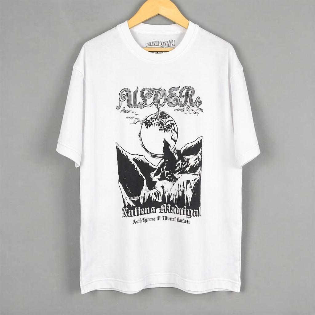 Ulver Tshirt Night Fantasy Black Metal Yassenion Agaloh Unisexs Clothing Floral Pattern Suitable for Both Unisex and Women L
Ulver Tshirt Night Fantasy Black Metal Yassenion Agaloh Unisexs Clothing Floral Pattern Suitable for Both Unisex and Women L