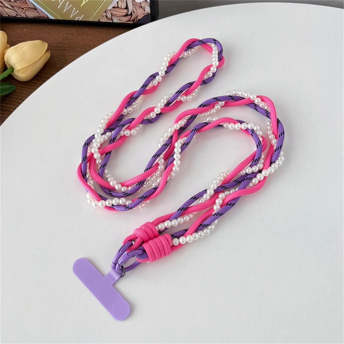 Cute Pearl Twist Phone Lanyard Diameter Outdoor Universal Case Crossbody Shoulder Card Neck Cord Clip Hang Anti-lost Wrist Strap Polyester / Nylon
Cute Pearl Twist Phone Lanyard Diameter Outdoor Universal Case Crossbody Shoulder Card Neck Cord Clip Hang Anti-lost Wrist Strap Polyester / Nylon