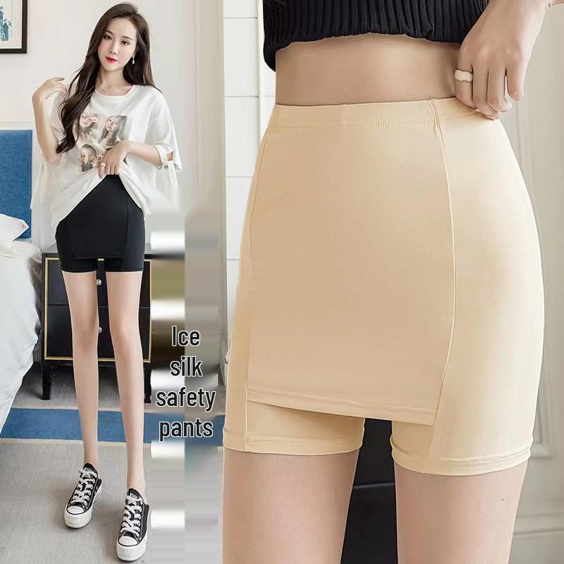 Women s Ice Silk Layered Safety Pants - Seamless Plus Size No-Curl Leggings with Anti-Wolf Design L: 80-120 jin
Women s Ice Silk Layered Safety Pants - Seamless Plus Size No-Curl Leggings with Anti-Wolf Design L: 80-120 jin