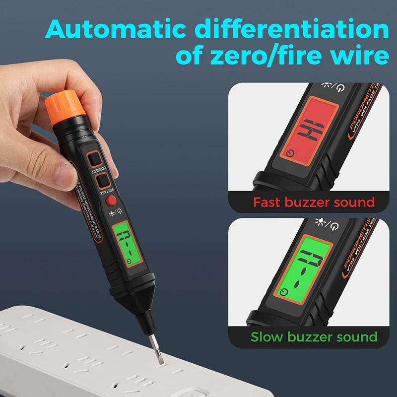 Non-Contact Digital AC Voltage Tester Pen 12V-300V AC Voltage Detector Live/Neutral Wire Test Breakpoint Finder Continuity Test
Non-Contact Digital AC Voltage Tester Pen 12V-300V AC Voltage Detector Live/Neutral Wire Test Breakpoint Finder Continuity Test