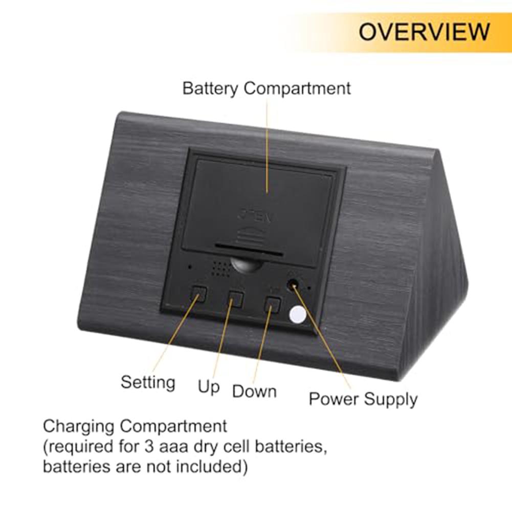 Brand New LED Alarm Clock Digital Desk Clocks Easy To Read Reliable Vibrant Display Wooden Adjustable Brightness China Mainland
Brand New LED Alarm Clock Digital Desk Clocks Easy To Read Reliable Vibrant Display Wooden Adjustable Brightness China Mainland