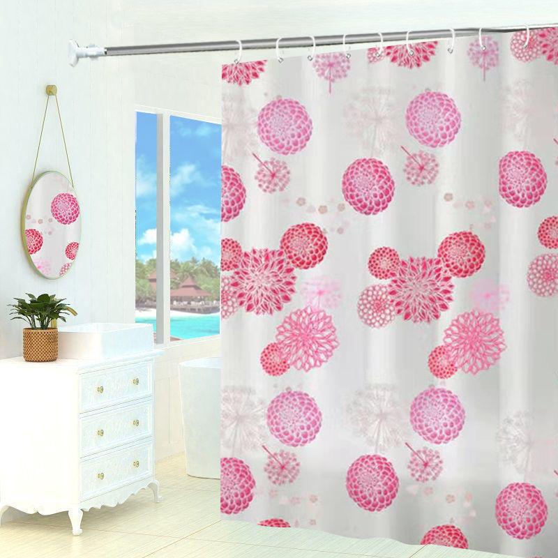 Peva Waterproof Shower Curtain With Hooks Thick Anti-Mold Bathing Curtain Bathroom Partition Curtain W60H190(CM)-1 Pcs
Peva Waterproof Shower Curtain With Hooks Thick Anti-Mold Bathing Curtain Bathroom Partition Curtain W60H190(CM)-1 Pcs