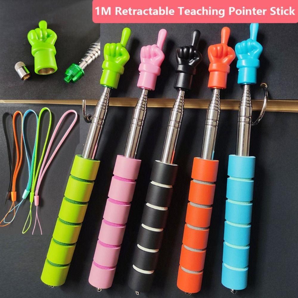 Finger Head Teaching Stick 1M Whiteboard Pointer High Quality Teaching Pointer School Office зелений
Finger Head Teaching Stick 1M Whiteboard Pointer High Quality Teaching Pointer School Office зелений