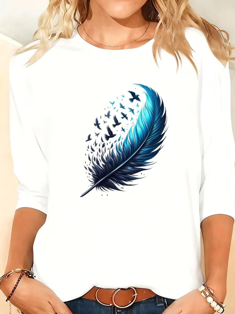 (Asian Size) letter flower trend Women Clothing Long Sleeve T Shirt Tee Print autumn winter spring Casual Fashion Top o-neck Graphic T-shirts S
(Asian Size) letter flower trend Women Clothing Long Sleeve T Shirt Tee Print autumn winter spring Casual Fashion Top o-neck Graphic T-shirts S
