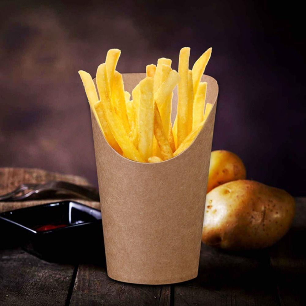 50pcs Water Proof French Fries Cup Oil-proof Ice Cream Cup Kraft Paper Slant Cup Sundae 12 OZ білий
50pcs Water Proof French Fries Cup Oil-proof Ice Cream Cup Kraft Paper Slant Cup Sundae 12 OZ білий